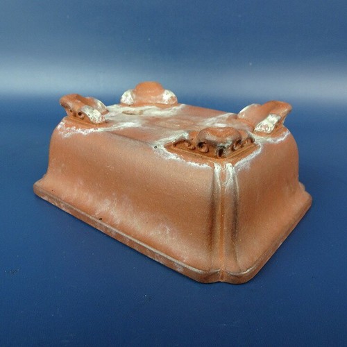 Tokoname Bonsai Pot - Ikko Zoki by Kazuhiro Watanabe - Small Rectangular Pot - Picture 3 of 6