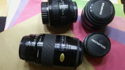 ,,. Olympus Manual Focus lens -28mm 50mm standard wide angle telephoto zoom