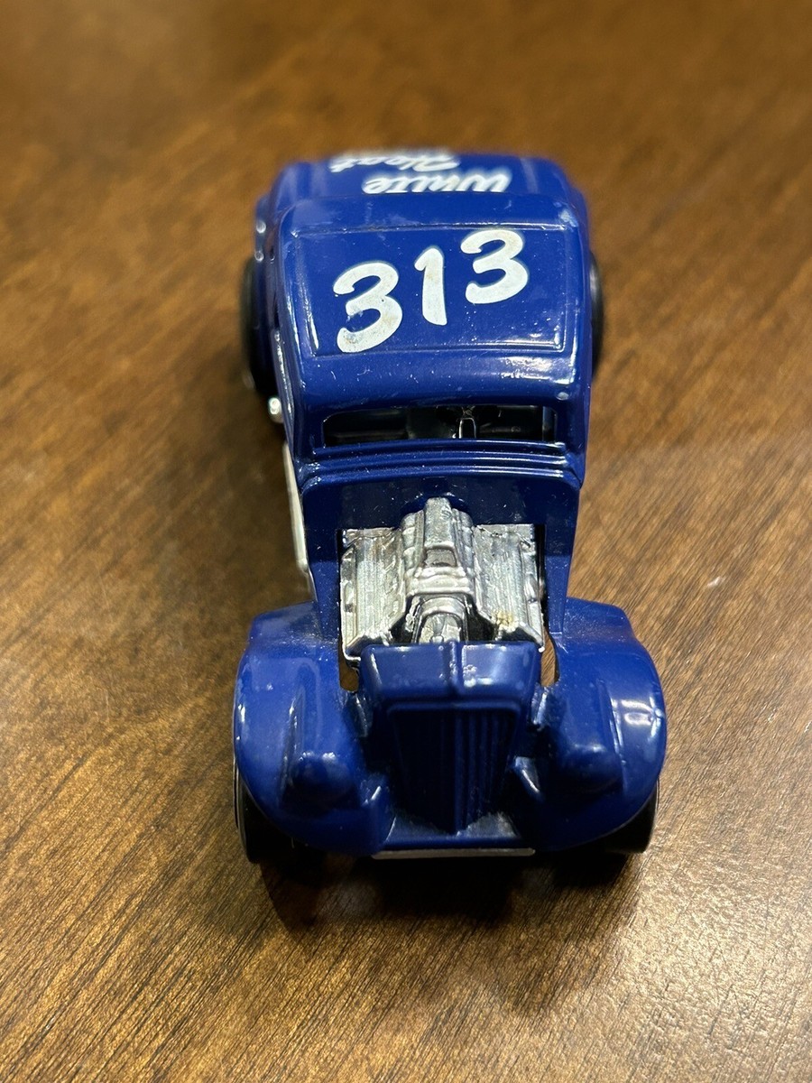 VINTAGE MATCHBOX MBX LOOSE 33 WILLYS STREET ROD WHITE HEAT BLUE