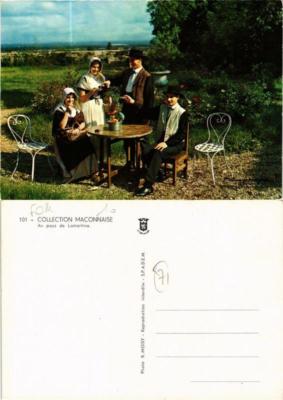 CPM Collection Maconnaise Au pays de Lamartine FOLKLORE (732748)