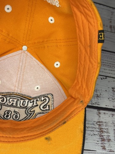 Vintage Sturgis Bike Week 2008 Orange and Black Hat Harley Davidson - Picture 13 of 16