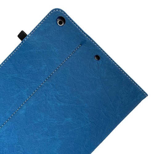 Luxury Leder Schutzhülle für Apple iPad 2017 (9,7") Tasche Cover Case blau - Picture 5 of 12