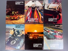 CORVETTE NEWS Magazine Six Issues 1969 1970 & Corvette Enthusiasts Guide 1968