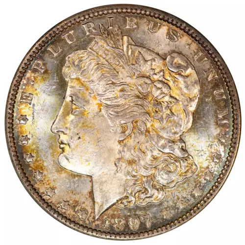 1897 O Morgan Silver Dollar NGC MS-61 PL