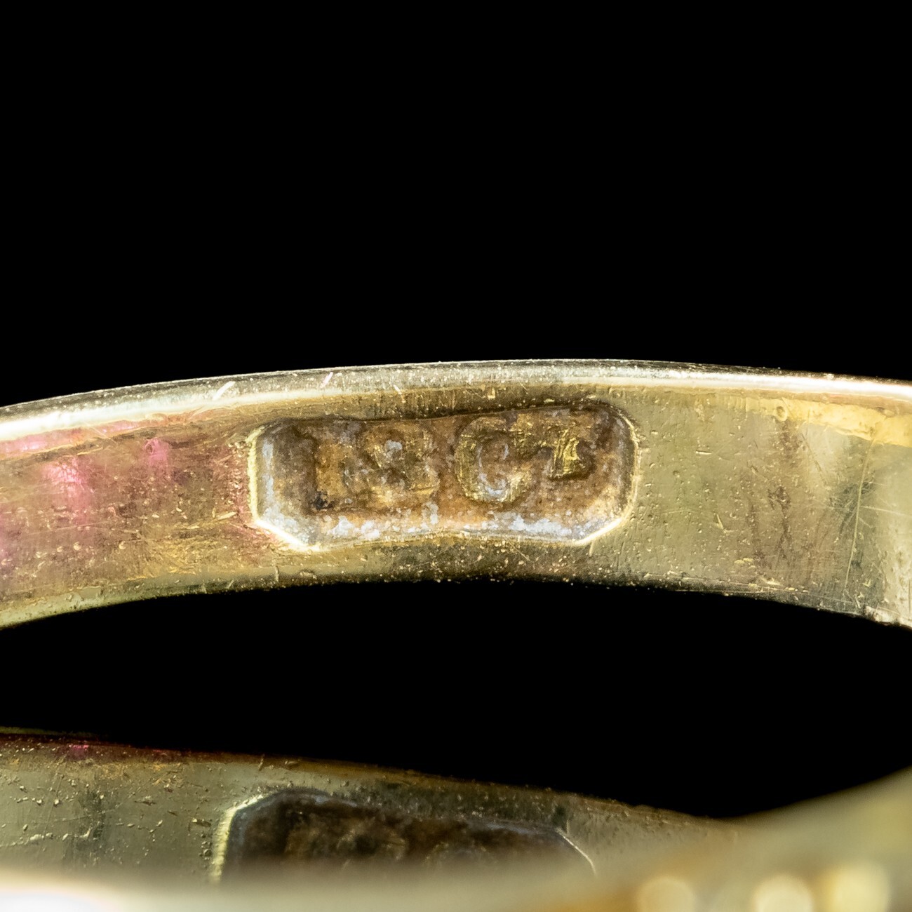 Antique Victorian Ruby Five Stone Ring 0.90ct Tot… - image 6