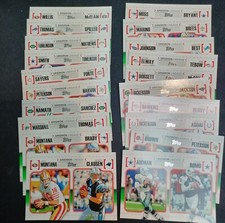 2010 Topps Football Gridiron Lineage Insert Set