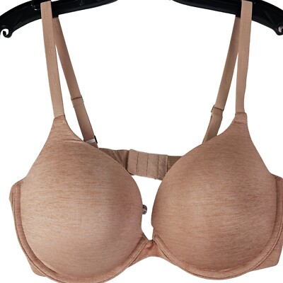 Adore Me Womens Padded Underwire Bra 36DD 36E Beige Nude Minimalist