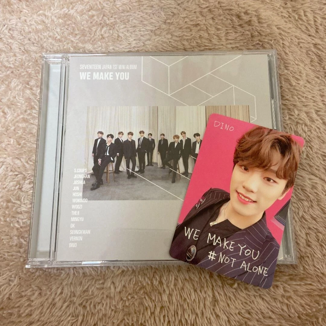 SEVENTEEN JAPAN 1ST MINI ALBUM WE MAKE YOU CD with Dino PHOTOCARD