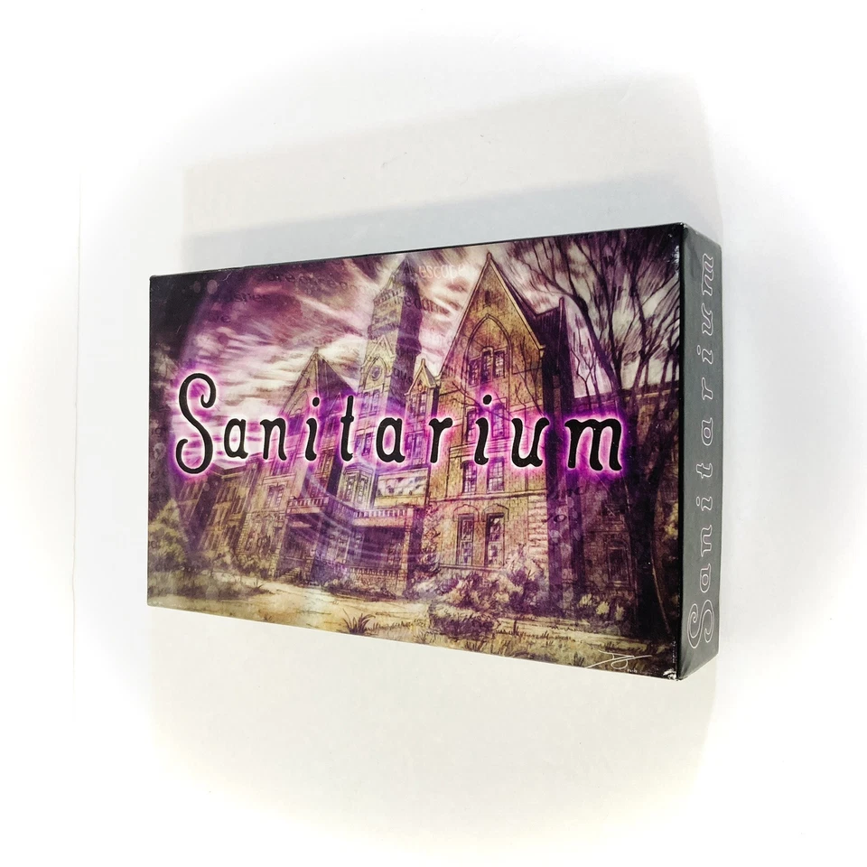 Rare SANITARIUM BOARD GAME horror theme escape card game 1-4p Asmadi OOP 2012 - Image 4 of 4
