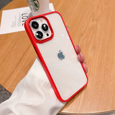 For iPhone 16 Pro Max 15 14 13 12 11 Clear Rugged Frosted Slim Matte Phone Case