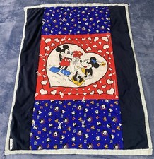 Mickey  Minnie Mouse Baby / Toddler Disney Quilt.- 34  X 44  