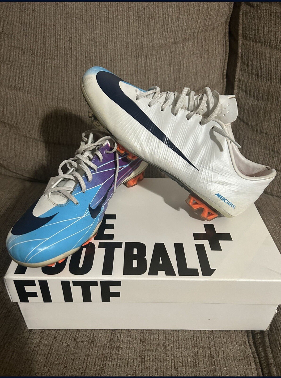 Men Nike Soccer Cleats Mercurial Vapor Superfly II Size 9.5