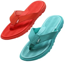 NORTY Women's Thong Flip Flop Sandals - Casual for Beach, Pool, Shower