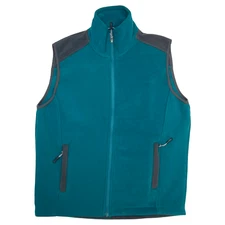 10,000 ft Above Sea Level Women's Fleece Vest Full Zip Ski Sleeveless Jacket M