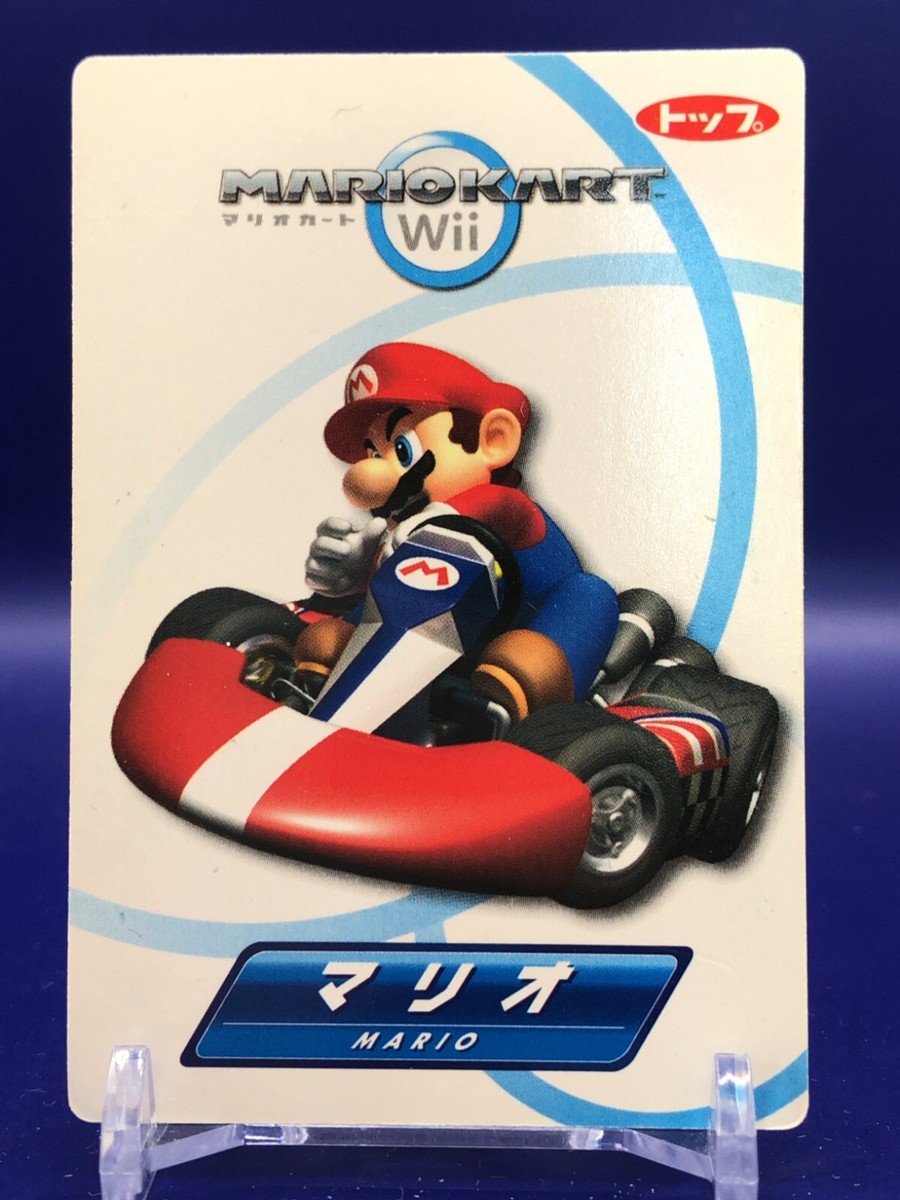 Mario 2008 Mario Kart Wii Card Top Nintendo Japanese | eBay