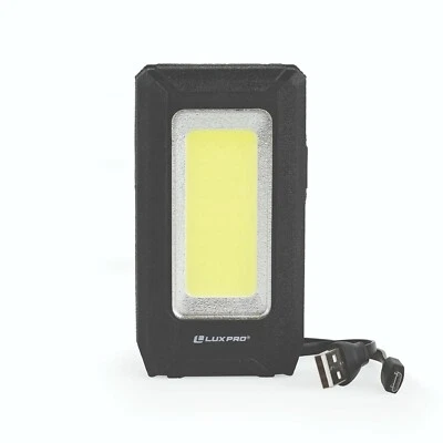 LUXPRO Rechargeable 500 Lumen Palm Light with Power Bank, LP385