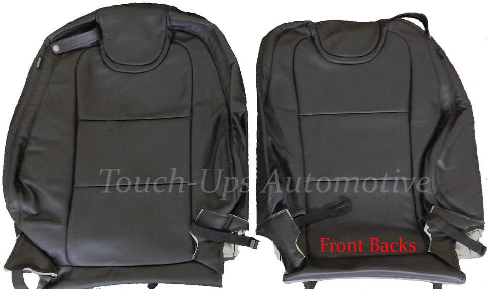 Chevrolet Camaro 2010-2015 cupé kit de fundas de asiento de cuero negro LS LT SS Foto 4 de 4