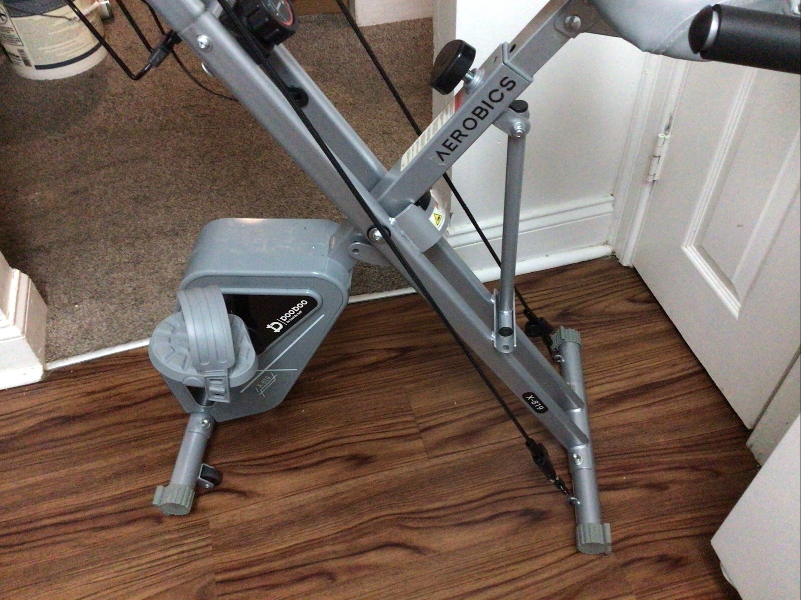 Pooboo Indoor Exercise Bike Stationary Cycling Bicycle Cardio Fitness Workout