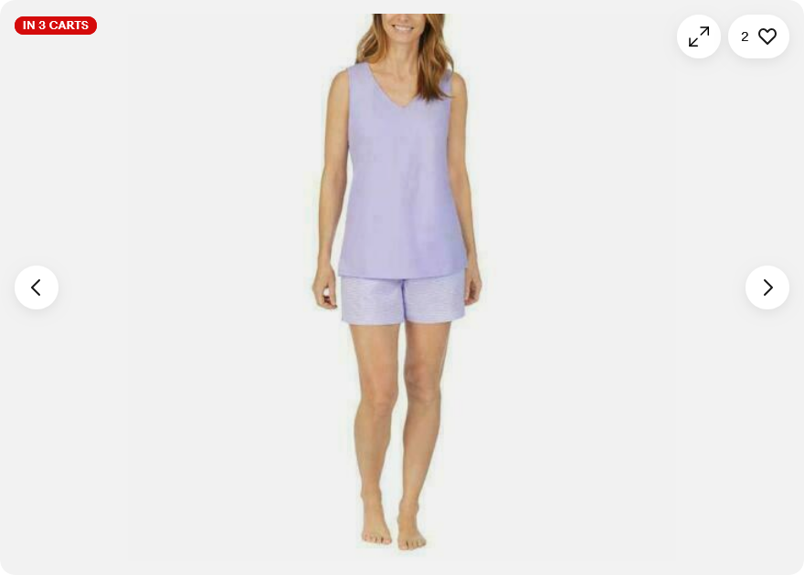 DESIGN - Pigiama Con Maglietta Oversize E Pantaloncini Celeste Con - Foto 2