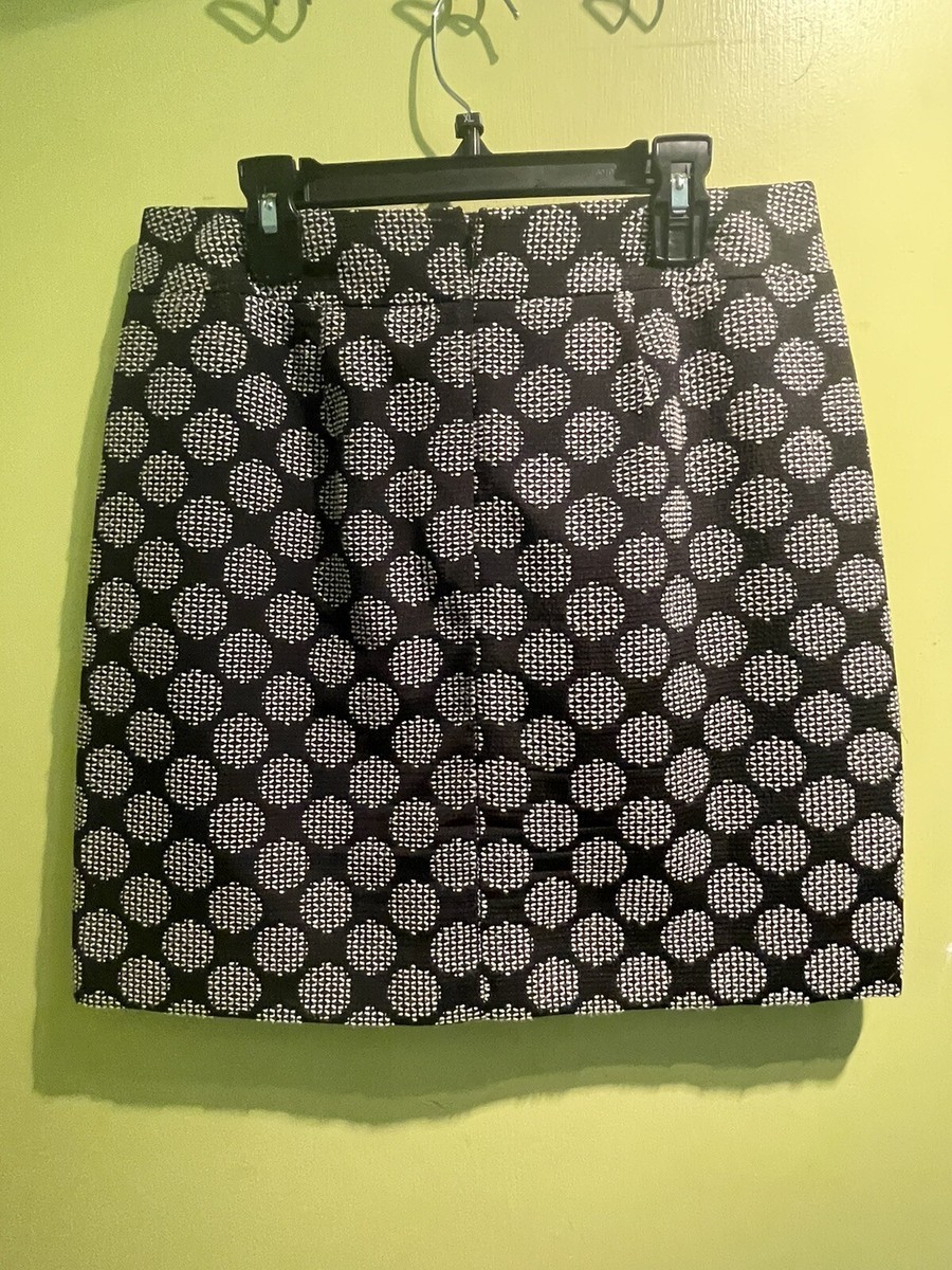 Jupe Ann Taylor LOFT Petites Taille 2P - Lin Noir - Coupe A-Line - Occasion