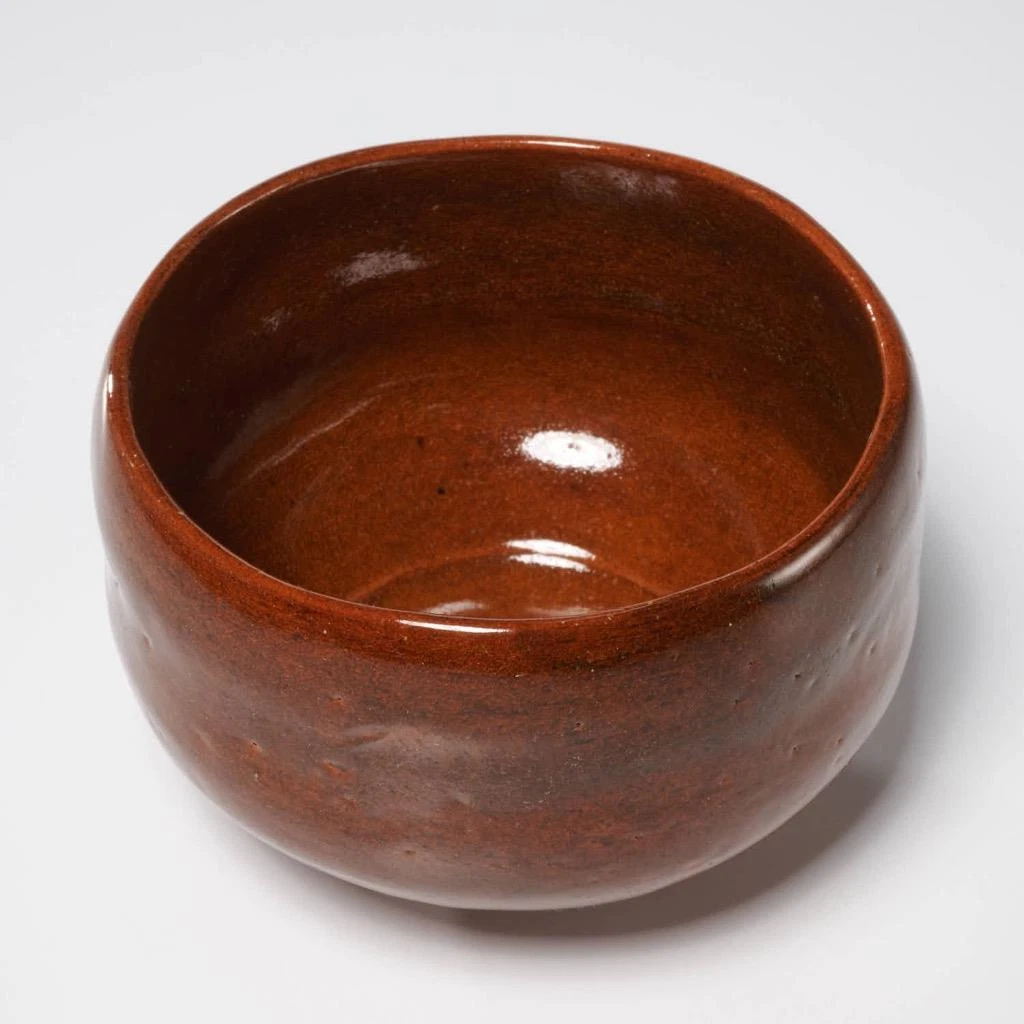 Ohi Ware 10th Chozaemon Ohi Rust Red Tea Bowl With Box | eBay