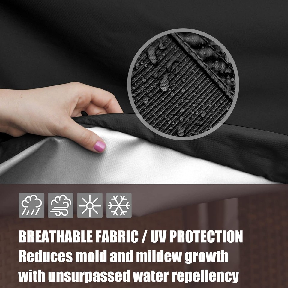 Chest Freezer Cover, Outdoor Deep Cover Waterproof, fit for 7.0 Cubic