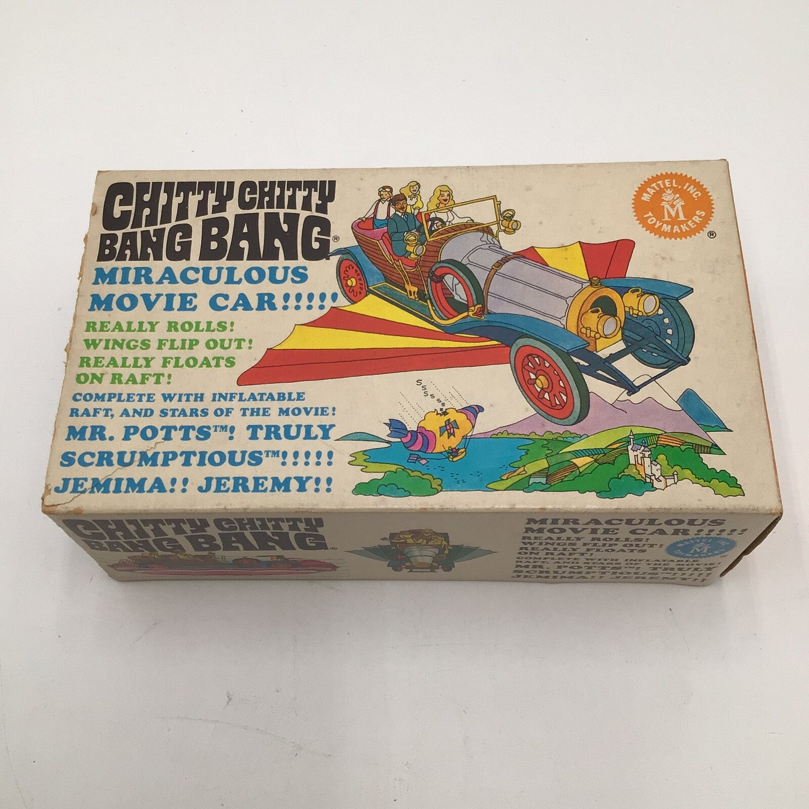 Miniature Chitty Chitty Bang Bang – Mattel, 1/43, Voiture Du Film