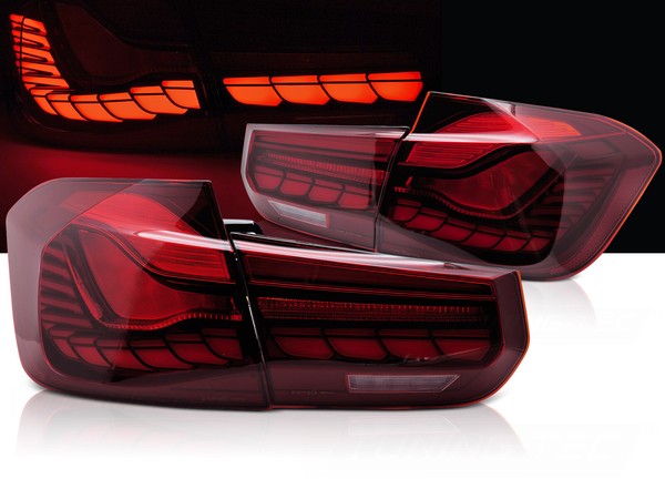 Voll LED RüCkleuchten FüR BMW 3Er F30 F35 F80 Bj. 11-19 Rot In Oled Technik-image