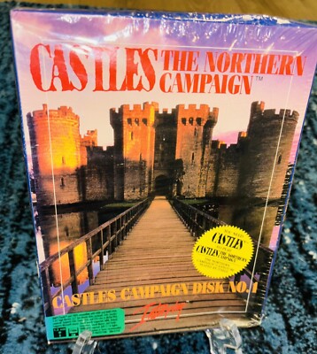 Castles The Northern Campaign Interplay 1991 IBM PC VERY RARE, NEW/SEALED/UNOPEN