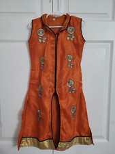 Traditional Indian Kids Dress Size 28 Orange