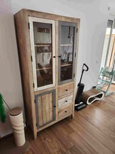 Vetrina design vintage industriale shabby chic ferro legno casa loft etnico
