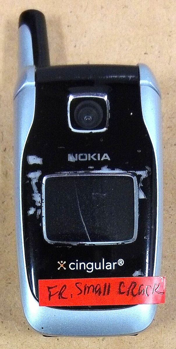 Nokia 6102 / 6102b - Black and Silver ( AT&T / Cingular ) Rare