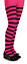 thumbnail 2  - Rubies Girl&#039;s Fashion Color Tights in Hot Pink Glitter or Pink/Black Stripes