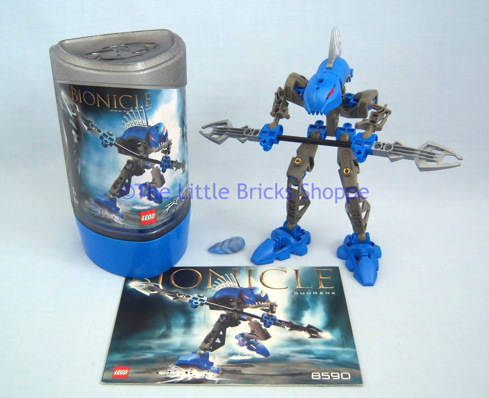 LEGO Bionicle 8590 Rahkshi GUURAHK - Boxed & complete with instructions & Kraata