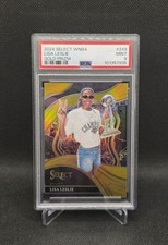 2024 Panini Select WNBA #249 Lisa Leslie Courtside Gold Prizm /10 PSA 9 Sparks