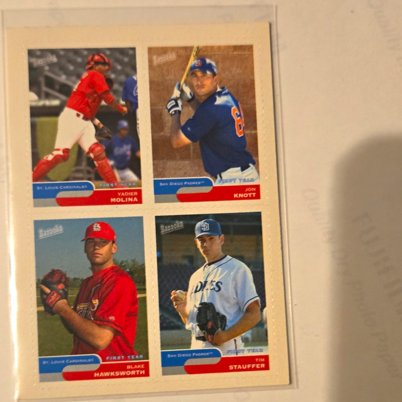 Topps 2004 Topps Bazooka Baseball - Sticker Rookie 40/40 Molina Knott