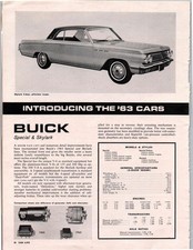 1963 Buick Special Skylark Introduction Article