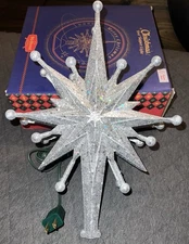 2025 Upgraded Christmas Tree Topper Projector Light with Rotating Bright LED