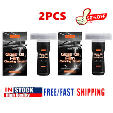 .2PCS Glass Oil Film Cleaning Brush, Oil Film Removal Decontamination HOT