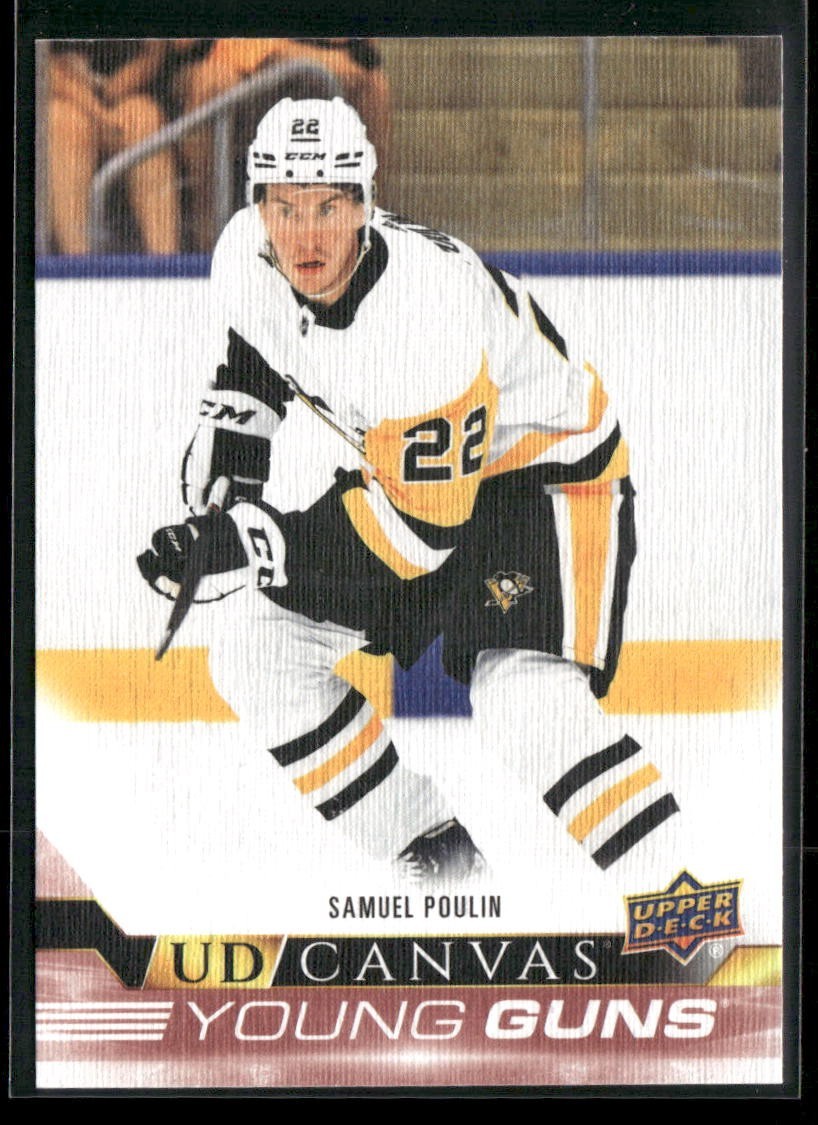 2022-23 Upper Deck Series 2 - Ud Canvas Young Guns Samuel Poulin #C213 (RC)