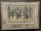 Khondazhevsky Original Russian Watercolor 1935 Ivan Susanin Legend Historical — photo 1