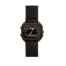 Dolce & Gabbana Mens Watch Vocals Black Digital Dial 40mm Replacement Strap