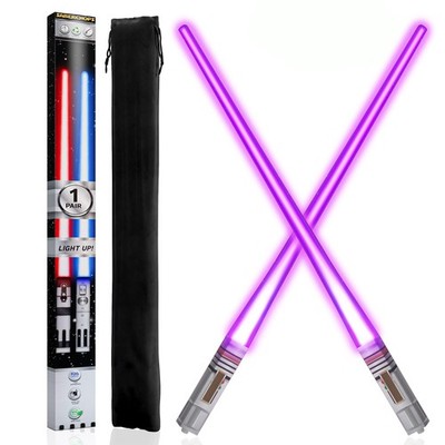 LIGHTSABER CHOPSTICKS LIGHT UP STAR WARS LED Glowing Light Saber Chop Sticks ...