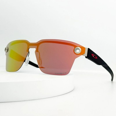 Oakley OO4139 Luplate Sunglasses Black Prizm Ruby Polarized New
