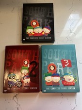 South Park Seasons 1-3DVDs Preowned Very Nice Condition