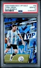 2025 PANINI NSCC VIP GOLD BLUE SPARKLE #58 LIONEL MESSI 70/75 PSA 10