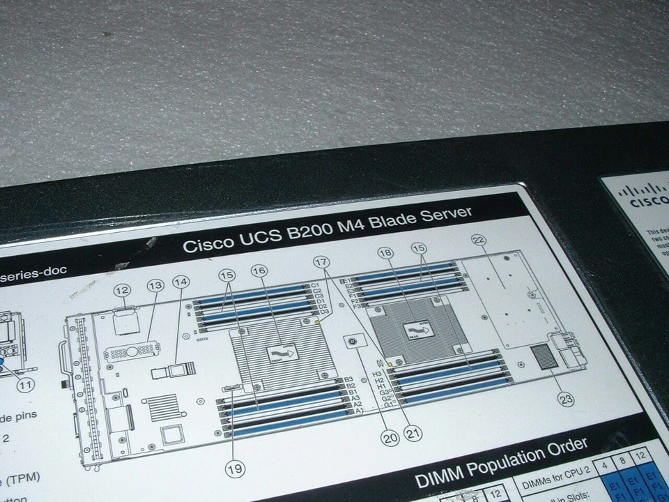 Cisco UCS B200 M4 DDR4 Server Blade 2x Intel E5-2680 V3 2.5ghz 12-Core 32gb Ram - Image 2 of 4