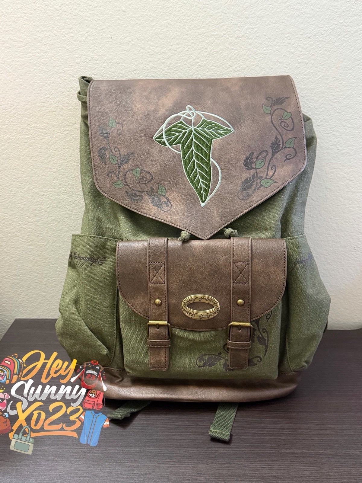 Mochila holgada El Señor de los Anillos Hoja de Lorien