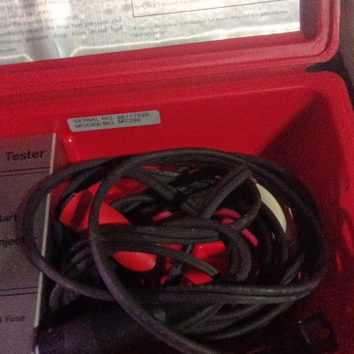 Snap On Fuel Injection Tester with Case and Manual and Accessories Vintage - Picture 4 of 4