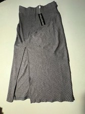 Ladies Skirt,NEW, MINK PINK, sz M, Ribbed Elastic Long Stretch , NWT,RRP 69